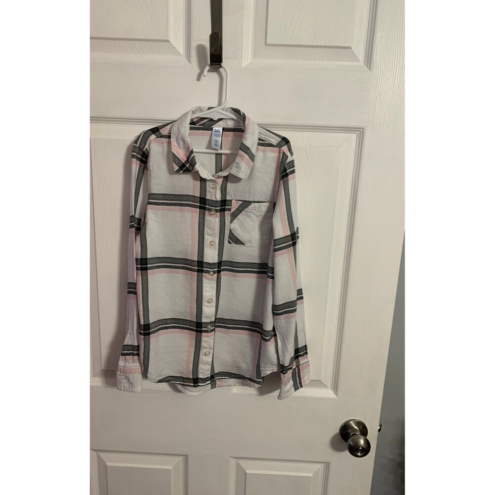 Justice Flannel Shirt. Size 10.